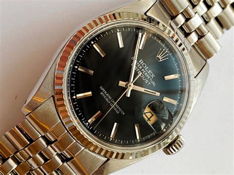 rolex 1601 lume went black|Rolex 1964 Vintage Rolex Datejust Ref. 1601 Matte Black Dial.